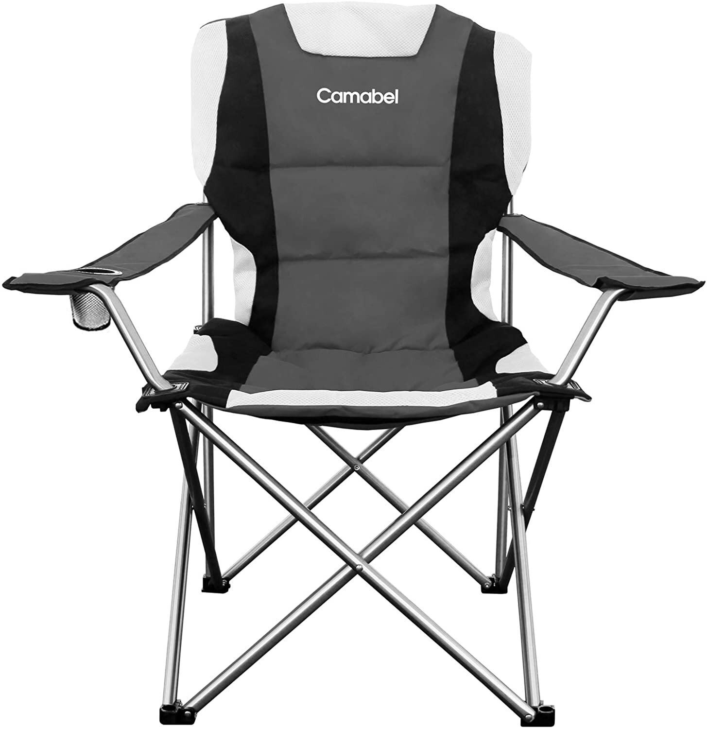 Camabel Madeira Camabel Oversized Camping Chairs Folding Chairs Outside 400 LBS with Cup Holder Beach Chair Reviews Wayfair